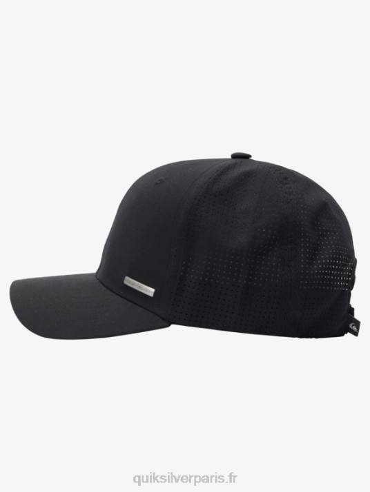 Hommes Quiksilver net tech plus casquette de baseball D6PT851 noir