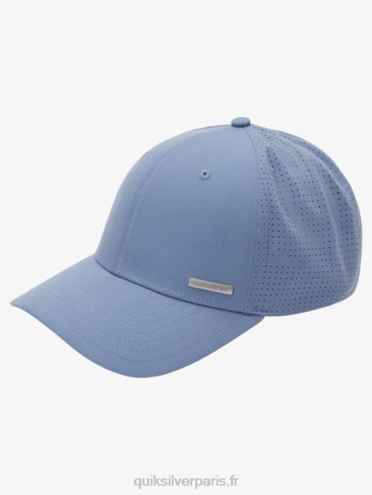 Hommes Quiksilver net tech plus casquette de baseball D6PT852 mer de Béring