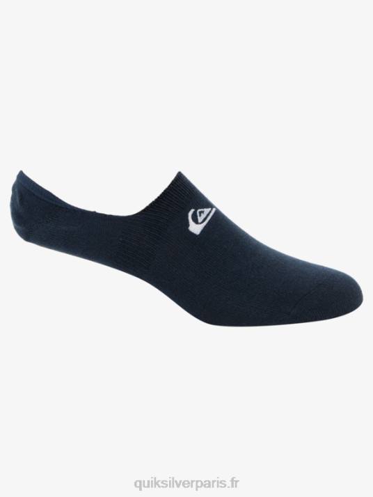 Hommes Quiksilver Lot de 3 paires de chaussettes invisibles D6PT778 blazer bleu clair/marine
