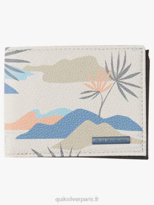 Hommes Quiksilver portefeuille à trois volets fraîcheur D6PT725 bouleau slow daze ss