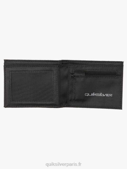 Hommes Quiksilver portefeuille à trois volets fraîcheur D6PT726 macadam