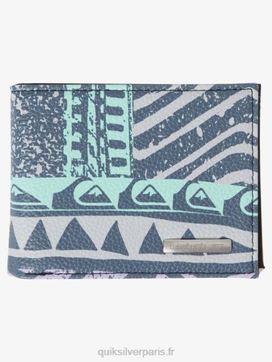 Hommes Quiksilver portefeuille à trois volets fraîcheur D6PT729 La marine de minuit