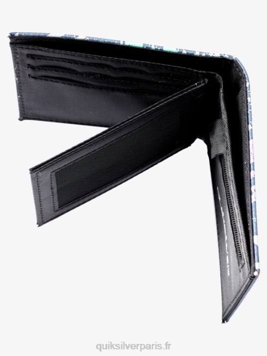 Hommes Quiksilver portefeuille à trois volets fraîcheur D6PT729 La marine de minuit