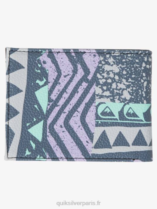 Hommes Quiksilver portefeuille à trois volets fraîcheur D6PT729 La marine de minuit