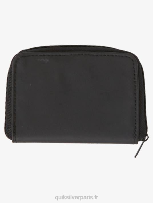 Hommes Quiksilver portefeuille zippé filet de sécurité D6PT1234 noir