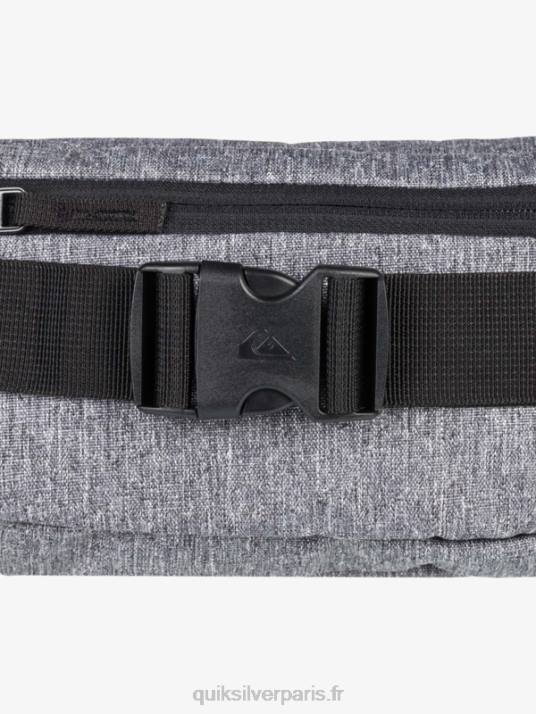 Hommes Quiksilver sac banane jungler 1.5l D6PT731 gris clair chiné