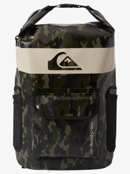 Hommes Quiksilver sac à dos de surf moyen sea stash 20l D6PT861 camouflage noir