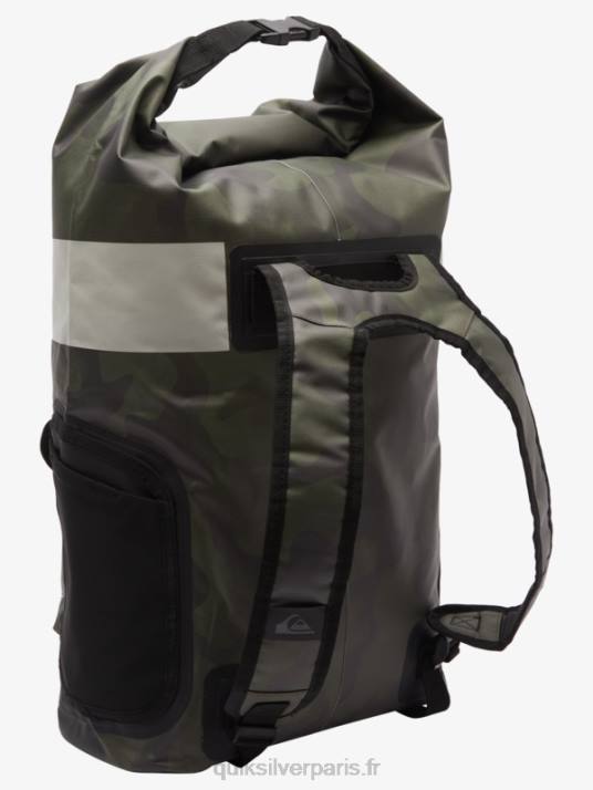 Hommes Quiksilver sac à dos de surf moyen sea stash 20l D6PT861 camouflage noir