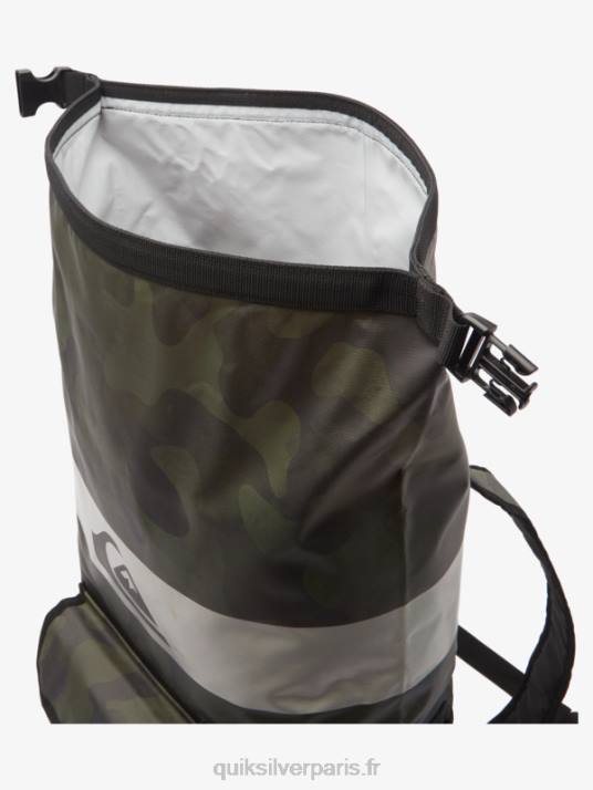 Hommes Quiksilver sac à dos de surf moyen sea stash 20l D6PT861 camouflage noir