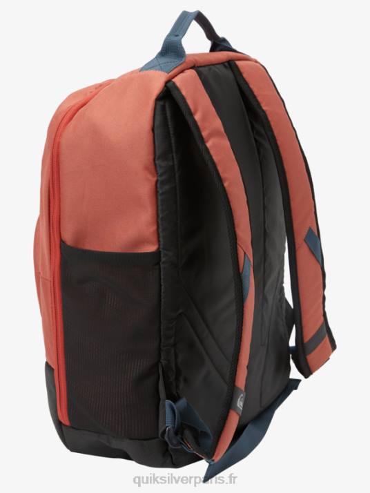 Hommes Quiksilver sac à dos schoolie cooler 30l D6PT375 ocre rouge