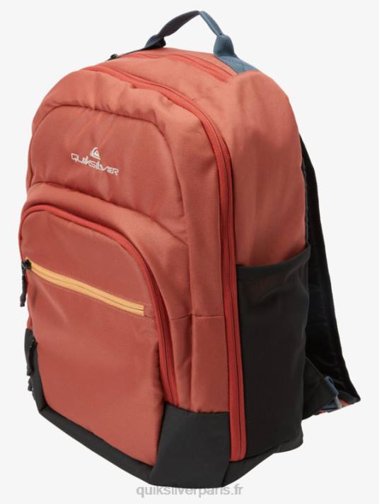 Hommes Quiksilver sac à dos schoolie cooler 30l D6PT375 ocre rouge