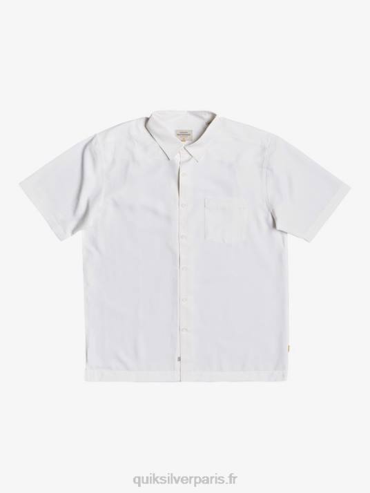 Hommes Quiksilver chemise anti-rides premium centinela waterman D6PT1300 centinelle blanche