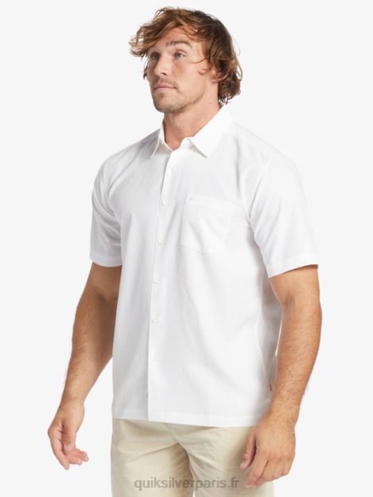 Hommes Quiksilver chemise anti-rides premium centinela waterman D6PT1300 centinelle blanche