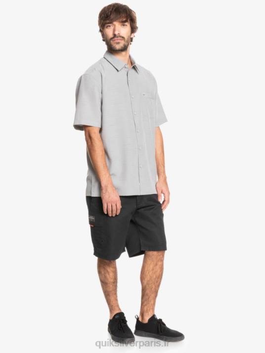 Hommes Quiksilver chemise anti-rides premium centinela waterman D6PT1301 centinelle gris silex