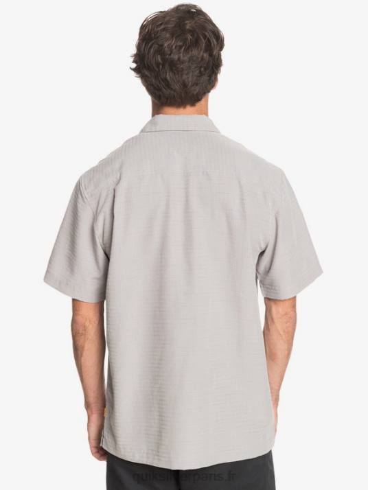 Hommes Quiksilver chemise anti-rides premium centinela waterman D6PT1301 centinelle gris silex