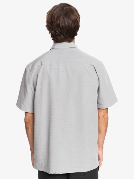 Hommes Quiksilver chemise anti-rides premium centinela waterman D6PT1301 centinelle gris silex