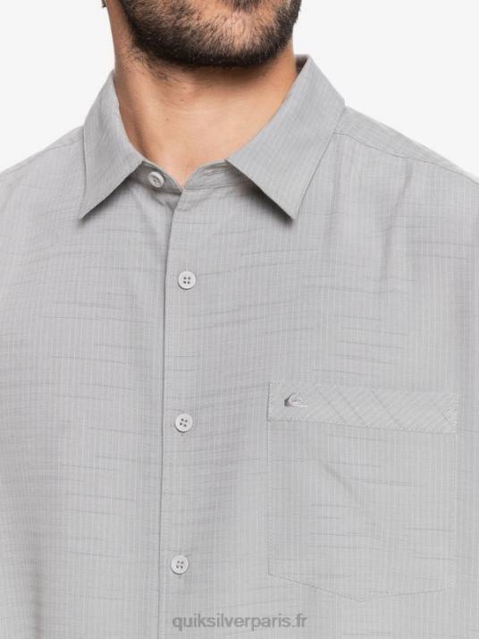 Hommes Quiksilver chemise anti-rides premium centinela waterman D6PT1301 centinelle gris silex