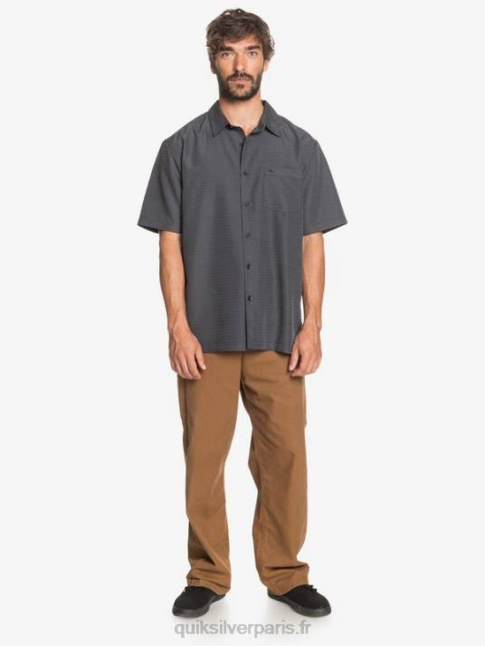 Hommes Quiksilver chemise anti-rides premium centinela waterman D6PT1303 centinelle noire