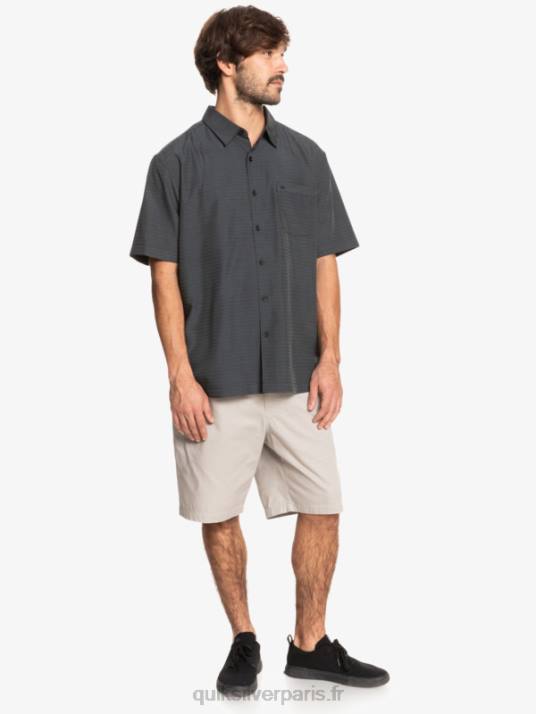 Hommes Quiksilver chemise anti-rides premium centinela waterman D6PT1303 centinelle noire