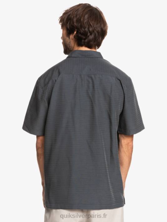 Hommes Quiksilver chemise anti-rides premium centinela waterman D6PT1303 centinelle noire