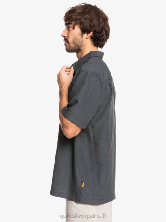 Hommes Quiksilver chemise anti-rides premium centinela waterman D6PT1303 centinelle noire