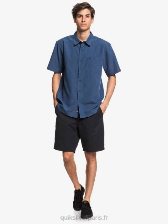 Hommes Quiksilver chemise anti-rides premium centinela waterman D6PT1304 centinelle marine de minuit