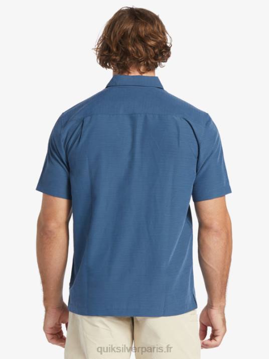 Hommes Quiksilver chemise anti-rides premium centinela waterman D6PT1304 centinelle marine de minuit