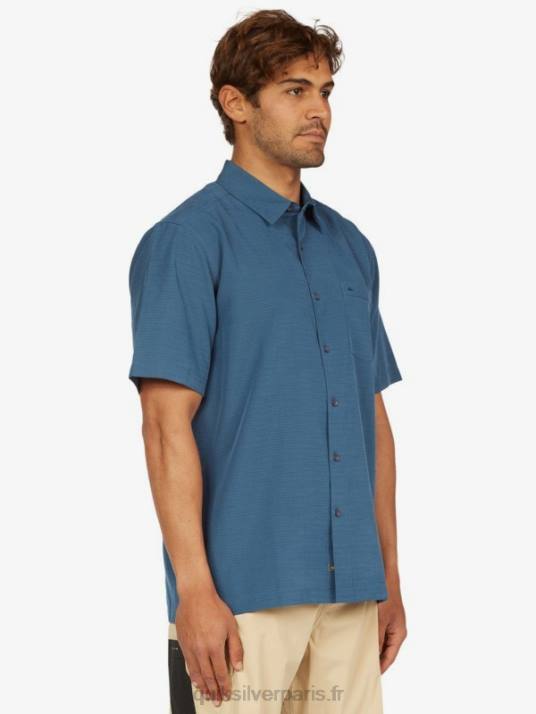 Hommes Quiksilver chemise anti-rides premium centinela waterman D6PT1304 centinelle marine de minuit