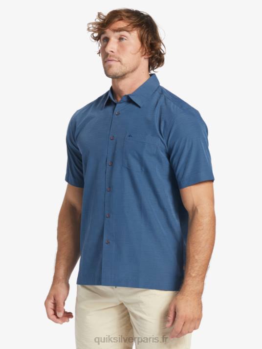 Hommes Quiksilver chemise anti-rides premium centinela waterman D6PT1304 centinelle marine de minuit