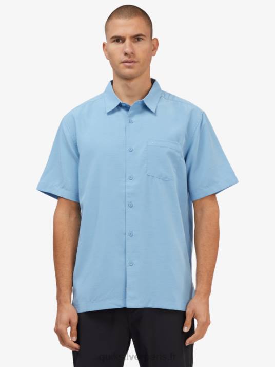 Hommes Quiksilver chemise anti-rides premium centinela waterman D6PT1305 centinelle bleu crépuscule
