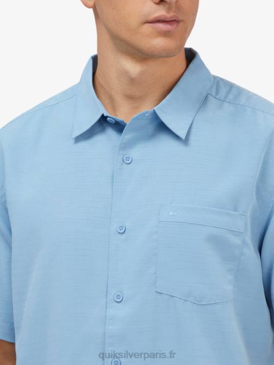 Hommes Quiksilver chemise anti-rides premium centinela waterman D6PT1305 centinelle bleu crépuscule