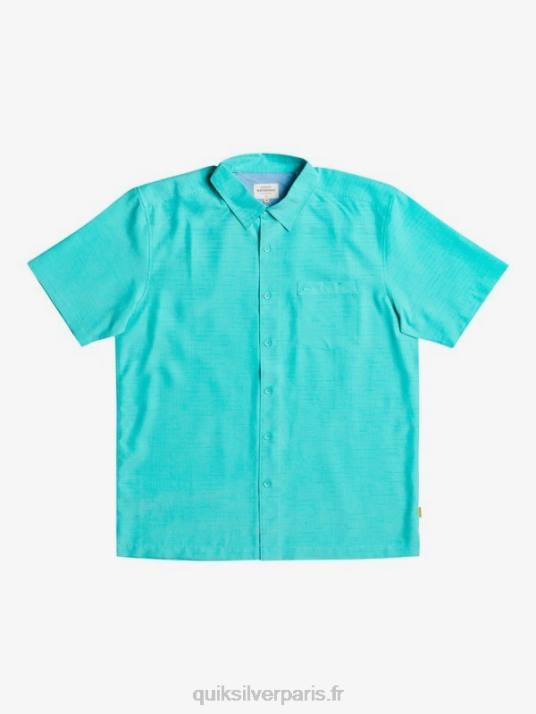 Hommes Quiksilver chemise anti-rides premium centinela waterman D6PT1308 centinelle bleu turquoise