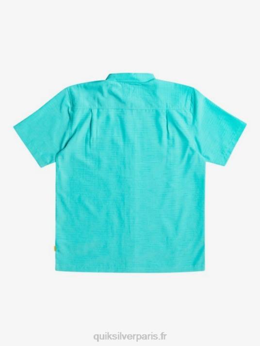 Hommes Quiksilver chemise anti-rides premium centinela waterman D6PT1308 centinelle bleu turquoise