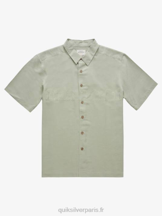 Hommes Quiksilver chemise anti-rides premium waterman tahiti palms D6PT871 thé