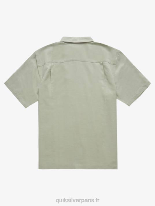 Hommes Quiksilver chemise anti-rides premium waterman tahiti palms D6PT871 thé