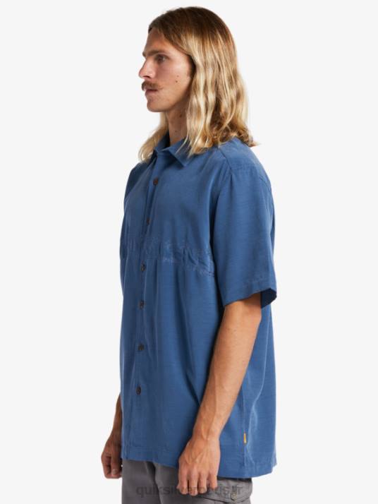 Hommes Quiksilver chemise anti-rides premium waterman tahiti palms D6PT872 enseigne bleue