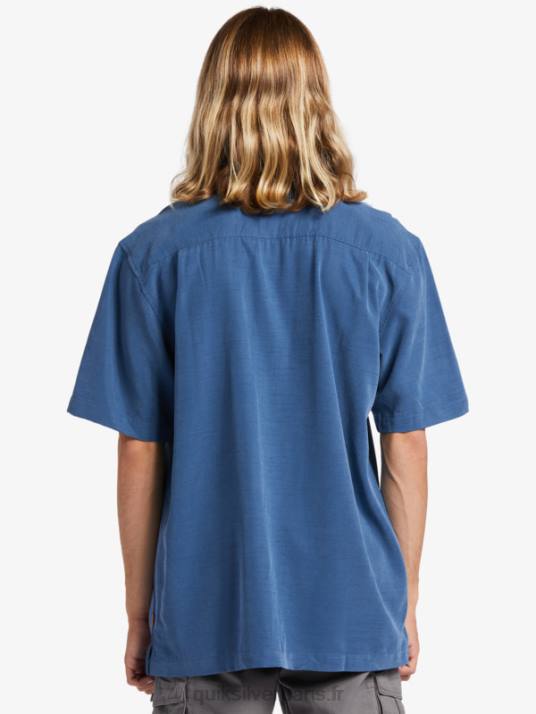 Hommes Quiksilver chemise anti-rides premium waterman tahiti palms D6PT872 enseigne bleue