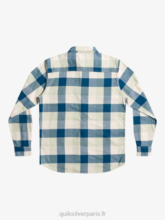 Hommes Quiksilver chemise en flanelle à manches longues motherfly D6PT1573 Mouche sauge du désert