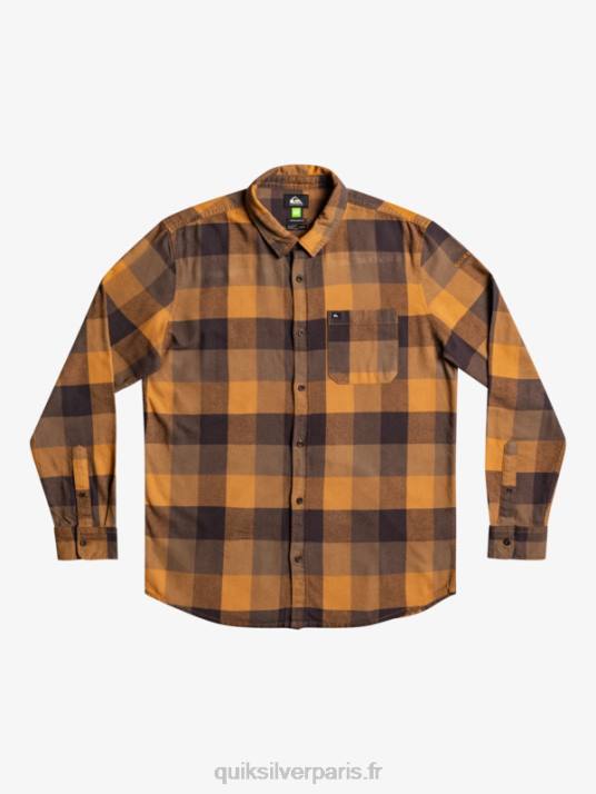 Hommes Quiksilver chemise en flanelle à manches longues motherfly D6PT1574 Mouche à cassonade