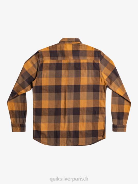 Hommes Quiksilver chemise en flanelle à manches longues motherfly D6PT1574 Mouche à cassonade