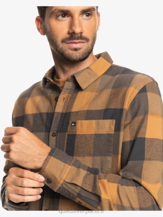Hommes Quiksilver chemise en flanelle à manches longues motherfly D6PT1574 Mouche à cassonade