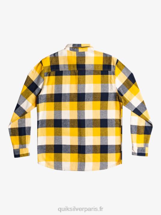 Hommes Quiksilver chemise en flanelle à manches longues motherfly D6PT1575 Mouche du bouleau 223