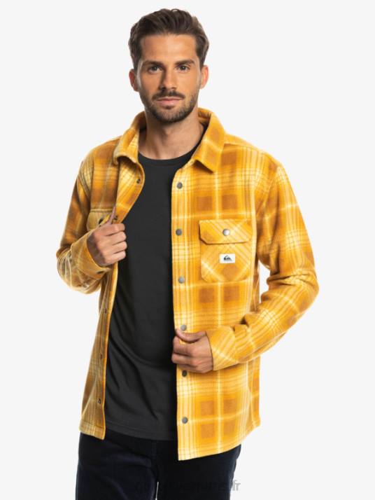 Hommes Quiksilver chemise en flanelle à manches longues surf days D6PT1555 shadowplaid cassonade