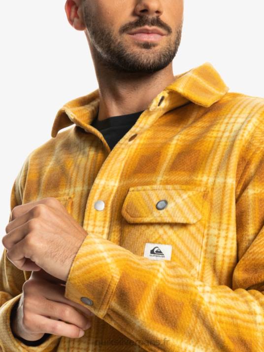 Hommes Quiksilver chemise en flanelle à manches longues surf days D6PT1555 shadowplaid cassonade
