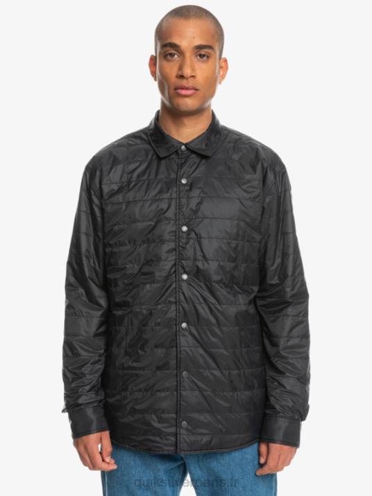 Hommes Quiksilver chemise en flanelle réversible isolée Free Climb D6PT1703 montée sans fantôme