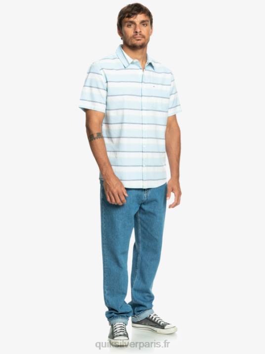 Hommes Quiksilver chemise à manches courtes cali sunrise D6PT1206 blanc cali lever du soleil 231