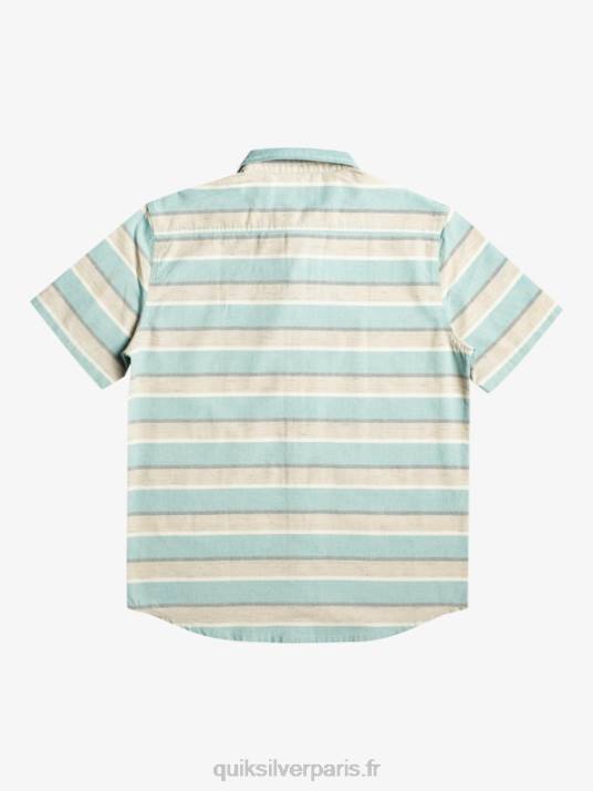 Hommes Quiksilver chemise à manches courtes cali sunrise D6PT1207 plaza taupe cali lever du soleil 231
