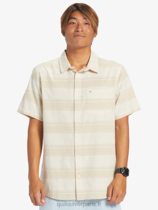 Hommes Quiksilver chemise à manches courtes cali sunrise D6PT445 bouleau cali str