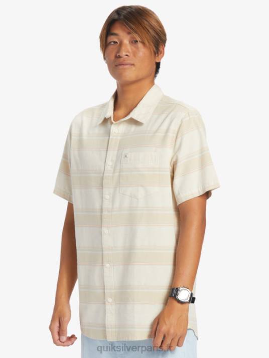Hommes Quiksilver chemise à manches courtes cali sunrise D6PT445 bouleau cali str