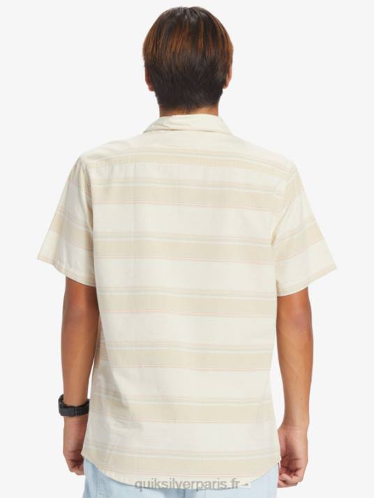 Hommes Quiksilver chemise à manches courtes cali sunrise D6PT445 bouleau cali str